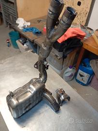 catalizzatore collettore Honda Transalp 700