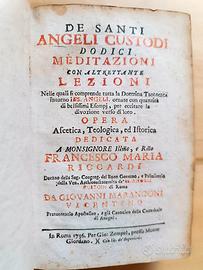 De Santi Angeli Custodi - G. Marangoni 1736