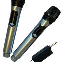 Set 2 Microfoni Wireless UHF con Display Digitale