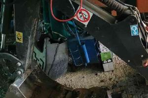 Retro escavatore trattore