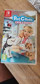 nintendo pet clinic cat's e dogs 