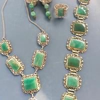 Parure anni 30 in giada