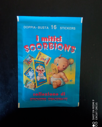 Mitici Sgorbions Bustina Figurine Garbage Pail Kid