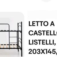 Letto a castello con listelli – Separabile – Ottim