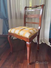 2 poltroncine sorrentine intarsiate