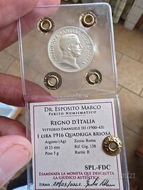1 lira 1916 periziata