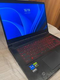 Notebook msi da gaming con i7 e rtx 4060