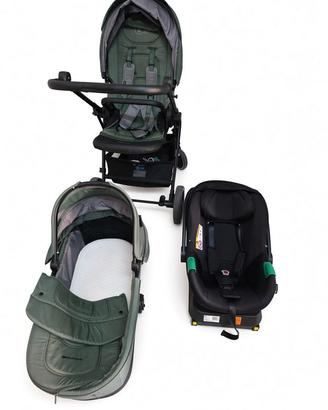 Trio Kinderkraft Prime Verde/Nero + base isofix