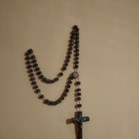 Corona del Rosario in legno
