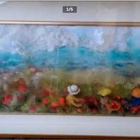 Fibropittura opera di Elsa Serra Piana - 1