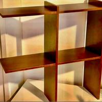 Libreria color marrone H. 70 X L. 70 X P. 21v.👇