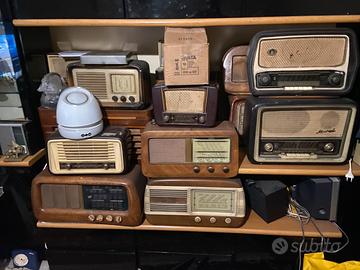 Lotto di’ radio a C valvole vintage