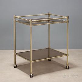 Carrello in Ottone Anni 80
