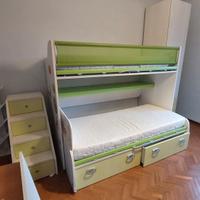 ✨ Cameretta Moretti Compact – Letto a castello 