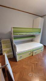 ✨ Cameretta Moretti Compact – Letto a castello 