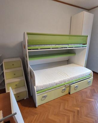 ✨ Cameretta Moretti Compact – Letto a castello 