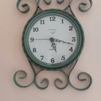 Orologio da parete in ferro battuto 