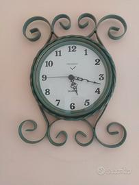 Orologio da parete in ferro battuto 