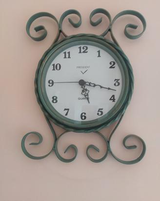 Orologio da parete in ferro battuto 