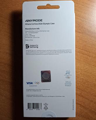 Cover Samsung  a56 Milano-Cortina 2026