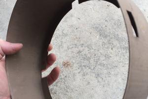 Sede faro per A112 in lamiera Dx