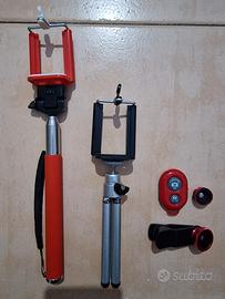 Selfie Stick, Lenti, Treppiede per Smartphone