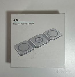 Caricatore Wireless Magnetico Pieghevole 3 in 1