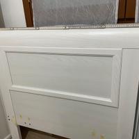 Letto, stile sabby chic/provenzale legno massiccio