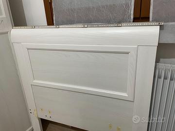 Letto, stile sabby chic/provenzale legno massiccio