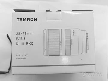 Tamron 28-75 mm 2.8 RXD per sony