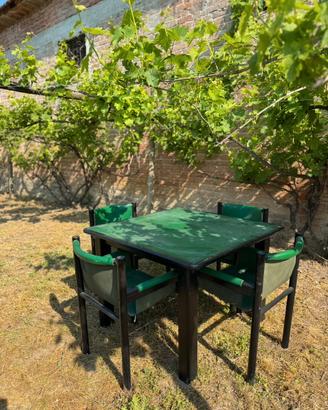 Set IBISCO tavolo e 4 seggiole