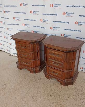 Coppia Comodini Rustici in Arte Povera