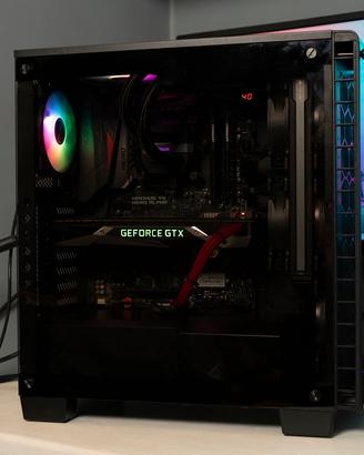 Pc fisso corsair + monitor msi + tastiera corsair