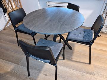 Tavolo IKEA MARIEDAMM + 4 sedie + 4 cuscini