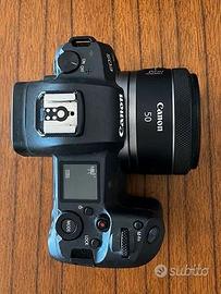 Canon EOS R + RF 50mm f/1.8 + 2 batterie + borsa