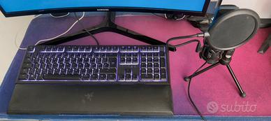 GAMING – Razer Ornata V2 + Microfono TONOR TC-777