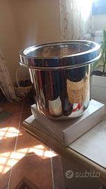 Cestello in silver per bottiglia e ghiaccio