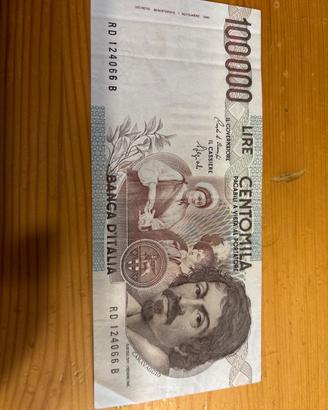Banconota da 100.000 Lire 