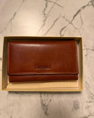 Portafoglio “Conte Max” in vera pelle – Nuovo