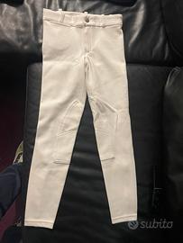 Pantaloni con guanti equitazione