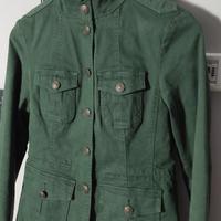 Giacca Esprit stile militare donna verde militare