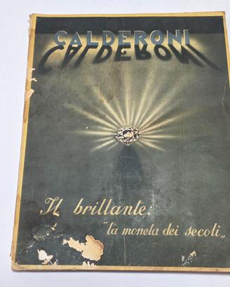 VECCHIO CATALOGO. DITTA CALDERONI. Milano 1932