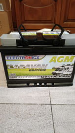 Batteria Camper Caravan Furgoni nuova 100 ah