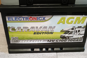 Batteria Camper Caravan Furgoni nuova 100 ah