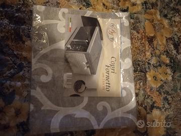 Copri fornetto grigio con tasche 