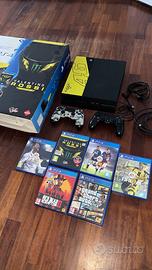 Playstation 4 con giochi e controller