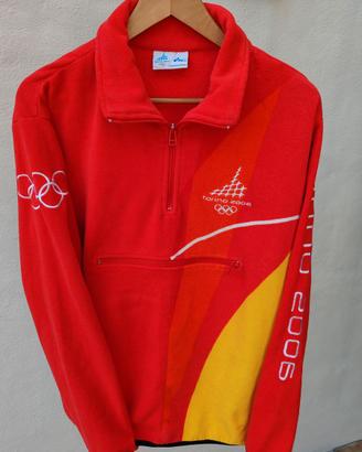 Felpa Olimpiadi Asics Torino 2006 e spille Leggere