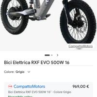 Bici eletttrica rxf