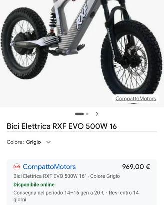 Bici eletttrica rxf