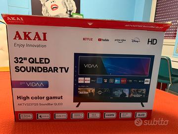 Tv AKAY Qled da 32” nuova e SMART TV